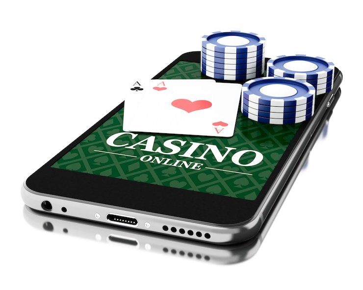 Pengguna mobile memeriksa data penarikan